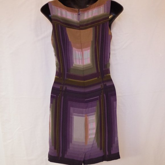 Guess by Marciano Silk Graphic Print Shift Dress- Sz. XS - Picture 3 of 4